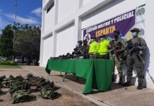 Ejército Nacional ubica arsenal de guerra que sería utilizado para adelantar acciones terroristas perpetradas por esta estructura ilegal.