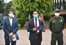 “Se reitera el uso legítimo de la fuerza bajo los principios de necesidad, legalidad”:Ministro Daniel Palacios.