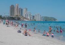 Más de 1 millón cuatrocientos mil turistas han ingresado desde el mes de septiembre a las playas de Santa Marta