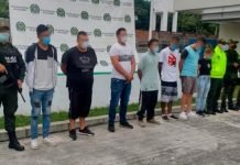 Asegurados 7 presuntos integrantes de la primera línea ‘la y’ que habrían secuestrado y torturado a 8 policías en la vía Palmira – Cali