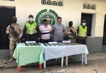 Capturados dos presuntos integrantes del GAO-Clan del Golfo con gran cantidad de munición en Valledupar