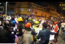 La Policía Nacional presentó un balance de la protesta social, registradas ayer jueves 9 de septiembre a nivel nacional