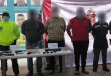 Diez sujetos señalados de pertenecer al grupo delincuencial Los Pingüinos, fueron capturados en la Guajira