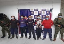 Capturados cinco presuntos disidentes de las farc por actividades ilícitas de extracción minera