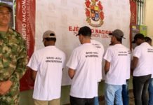 Se someten a la justicia ocho presuntos integrantes de la Segunda Marquetalia en el Valle del Cauca