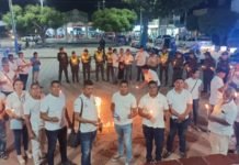 Periodistas del Magdalena hacen velaton, en rechazo al asesinato de dos comunicadores