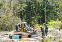 Ejército neutralizó equipos para la explotación minera ilegal de grupos armados organizados