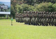 2911 soldados serán desplegados en diferentes regiones del país