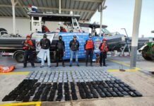 Armada de Colombia incauta 185 kilogramos de cocaína en la Costa Caribe