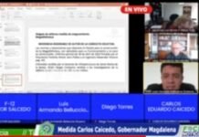 En vivo. Audiencia medidas contra el Gobernador del Magdalena Carlos Caicedo