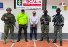 Judicializado alias «Libretón», presunto cabecilla del Frente Décimo Martín Villa con injerencia en el Arauca