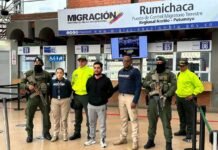 Autoridades Ecuatorianas y Colombianas capturaron a “junior, o el enano”, hijo del excapo del cartel del norte del Valle alias “El Alacrán”.