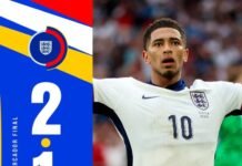 Inglaterra a cuartos de la Eurocopa